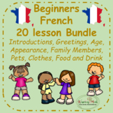 Beginner French 20 lesson bundle