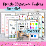 Beginner French Classroom Posters Bundle