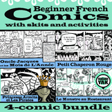 Beginner French Comics with Skits and Activities