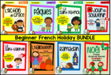 Beginner French Holiday BUNDLE (Grades 4-7)