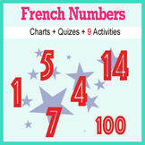 Beginner French: Numbers - ☆no prep☆ printables, quizes, a