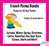 Beginner French Poems Growing Bundle | Poèmes pour l'année