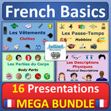 Beginner French Presentation Slides Interactive Activities
