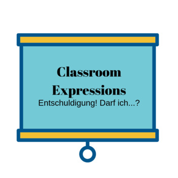 Preview of German Classroom Expressions for Students and Teachers