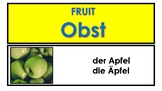Beginner German - Fruit Flashcards