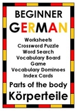 Beginner German - Parts of the Body - Activities