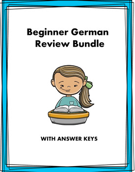Preview of Beginner German Review Bundle: 14 Pages @30% off!! (Versions 1-2)