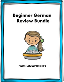 Beginner German Review Bundle: 14 Pages @30% off!! (Versions 1-2)