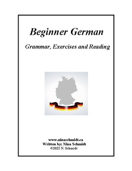 Preview of Beginner German Workbook: Deutsch für Anfänger- 98 pages! (EDITABLE) 40% off!