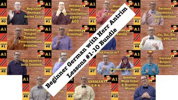 Preview of Beginner German with Herr Antrim #1-10
