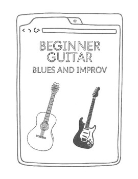 Preview of Beginner Guitar Booklet - Blues and Improv