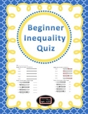 Beginner Inequalities Quiz