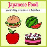 Beginner Japanese: food - ☆no prep☆ printables, quizes, ac