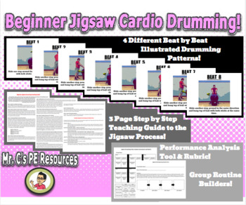 Preview of Beginner Jigsaw Cardio Drumming!