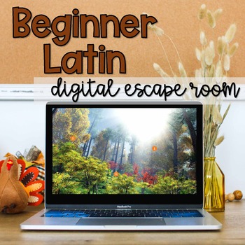 Preview of Beginner Latin Thanksgiving Digital Escape Room