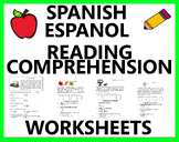 Beginner Level Spanish Espanol Reading Comprehension Short