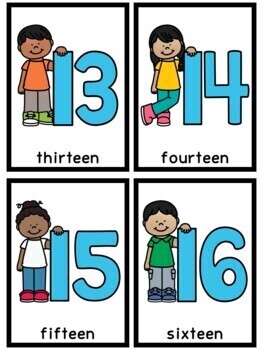 kindergarten math flash cards