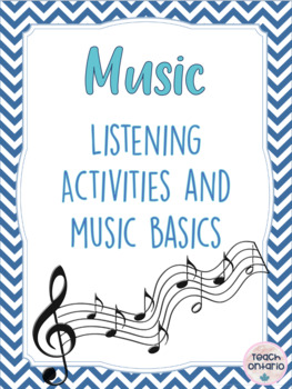 Preview of Beginner Music Unit for New teachers on Listening to Music and Music Basics