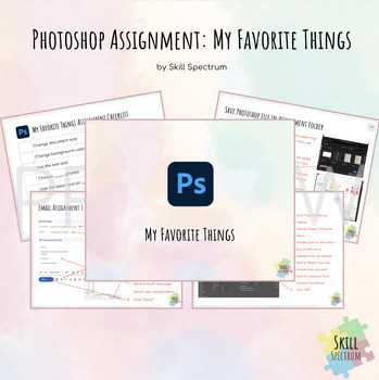 Preview of Beginner Photoshop Assignment: My Favorite Things - Step-by-Step