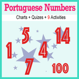 Beginner Portuguese: Numbers - ☆no prep☆ printables, quize