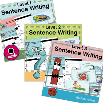 Preview of Beginner Punctuation & Sentence Writing