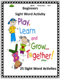 Beginner Sight Word Activities