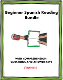 Beginner Spanish Readings: 4 Lecturas @30% off! Cognates/F