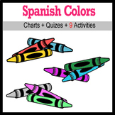 Beginner Spanish: colors - ☆no prep☆ printables, quizes, a