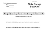 Beginner Treble and Bass Clef Quiz Bundle