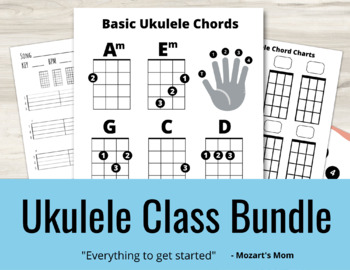 Preview of Beginner Ukulele Class Bundle