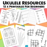 Beginner Ukulele Worksheets and Posters Teach Ukulele Chor