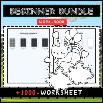 Preview of Beginner book Bundle templates
