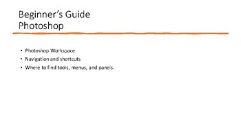 Preview of Beginner’s Guide​  Photoshop