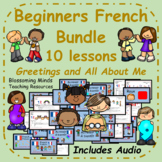 Beginners French Bundle 10 Lessons : Greetings and All About Me