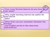 Beginners' German Lesson 2 - Working out Links and Classro
