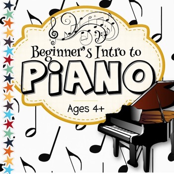 Preview of Beginners Intro/Review for Piano - INSTANT DOWNLOAD