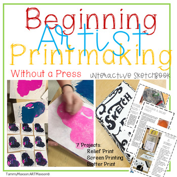 Preview of Introducing Printmaking High School and Middle School 9 Week Art Curriculum