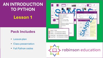 Preview of Beginners to Python Programming - Lesson 1