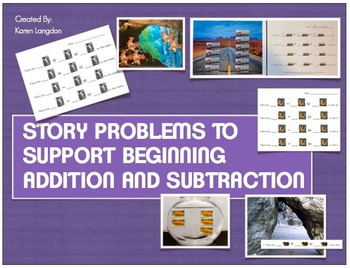 Preview of Addition & Subtraction Math Centers & SMARTboard Companion