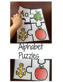 Beginning Alphabet Sounds Puzzle | Grades Pre K - 1st