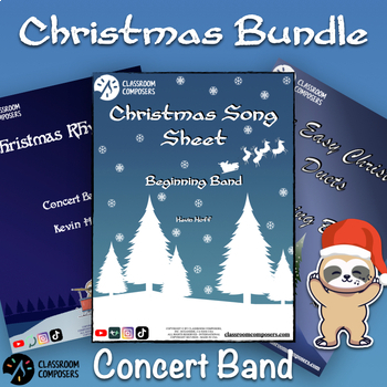 Preview of Beginning Band Christmas Bundle | Concert Band