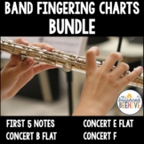 Beginning Band Fingering Charts BUNDLE