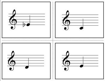 Preview of Beginning Band Flashcard BUNDLE // Music Flashcards