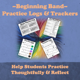 Beginning Band Practice Logs & Trackers (for first 2-3 months)