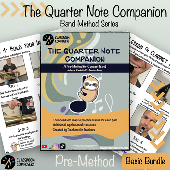 Preview of Beginning Band Pre-Method Book Basic Bundle | 9 Instruments