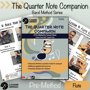 Preview of Beginning Band Pre-Method Book | Pre-Method Series for Flute