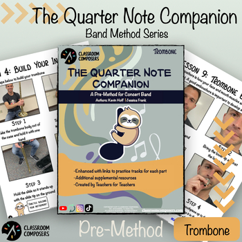 Preview of Beginning Band Pre-Method Book | Pre-Method Series for Trombone