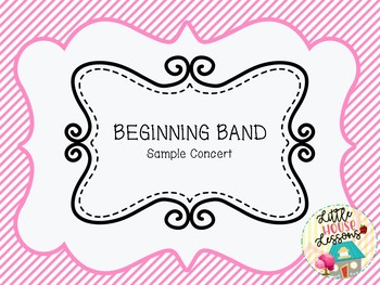 Preview of Beginning Band Repertoire with Lesson Plans