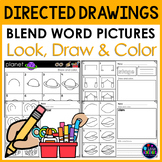 Beginning Blend Words Directed Drawing and Writing Center 