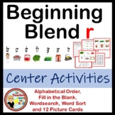 Phonics Centers for Beginning Blend r (word sort, picture 